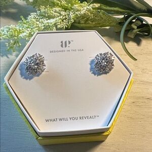 Bomb Party “almost famous always faceted” earrings